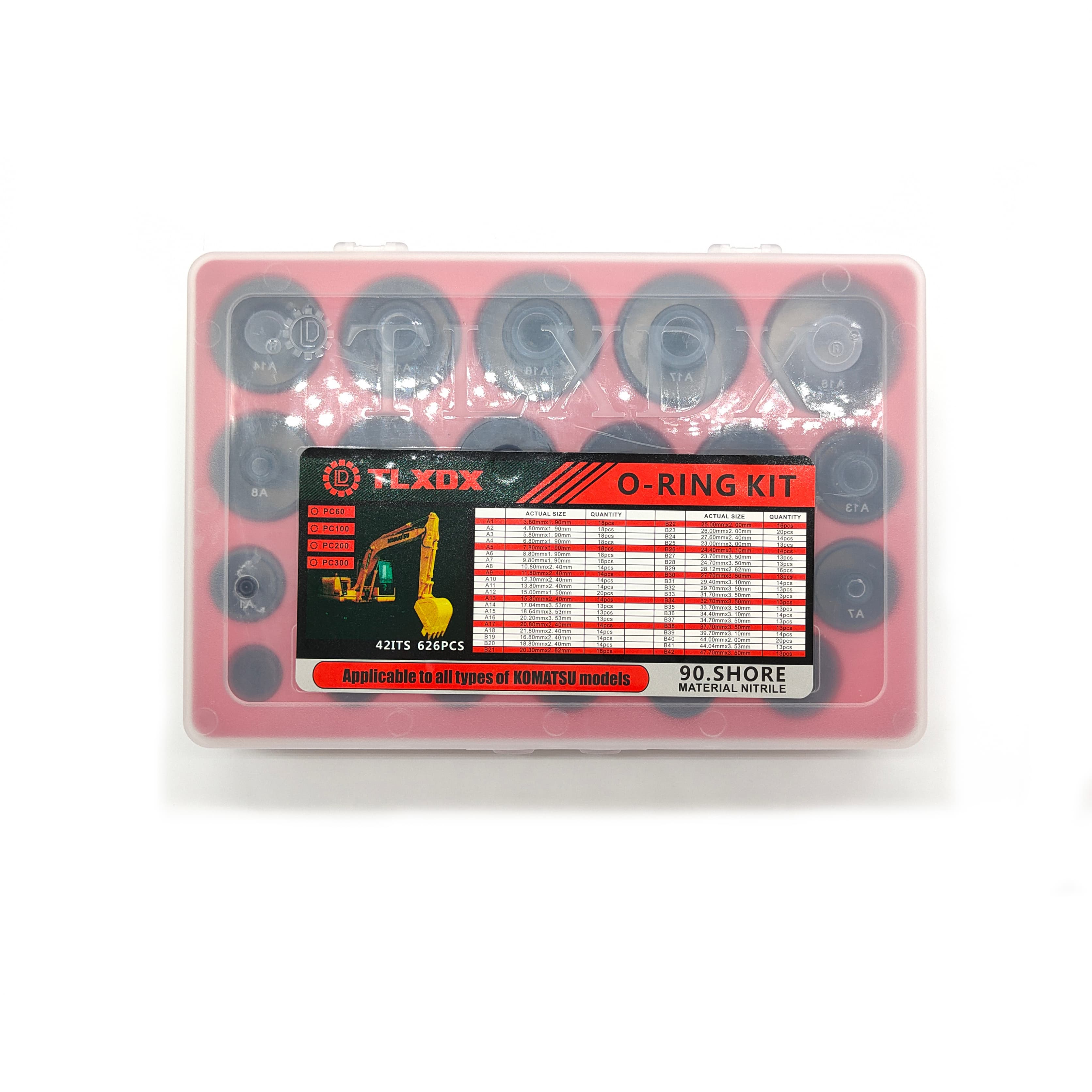 Komatsu O-Ring Assortment Kit